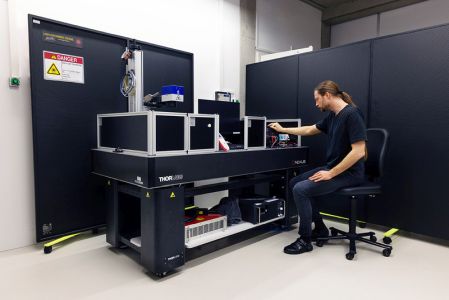 Our laser laboratory for your application tests.