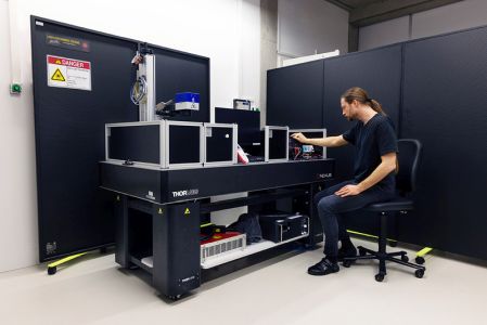 Our laser laboratory for your application tests.