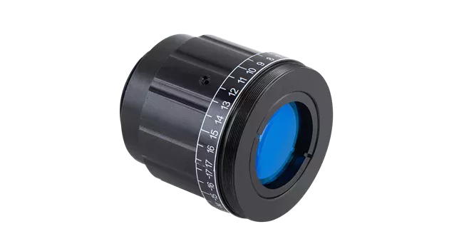 Einer unserer Compact Beam Expander passend zu DPSS UV Lasern.